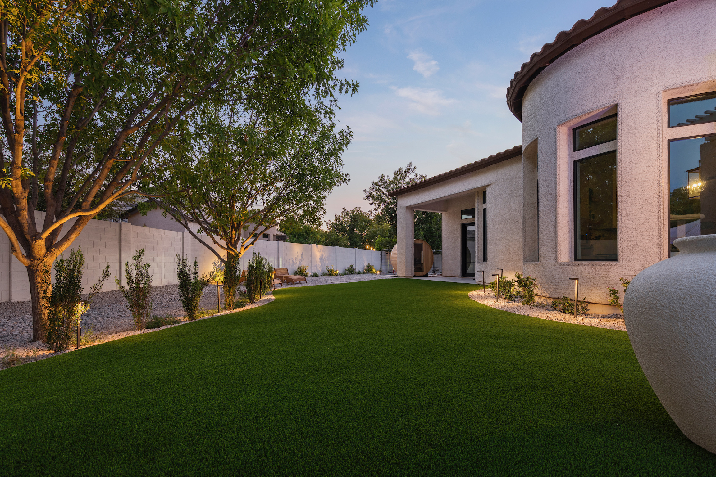 Completed Alpine Turf backyard installation