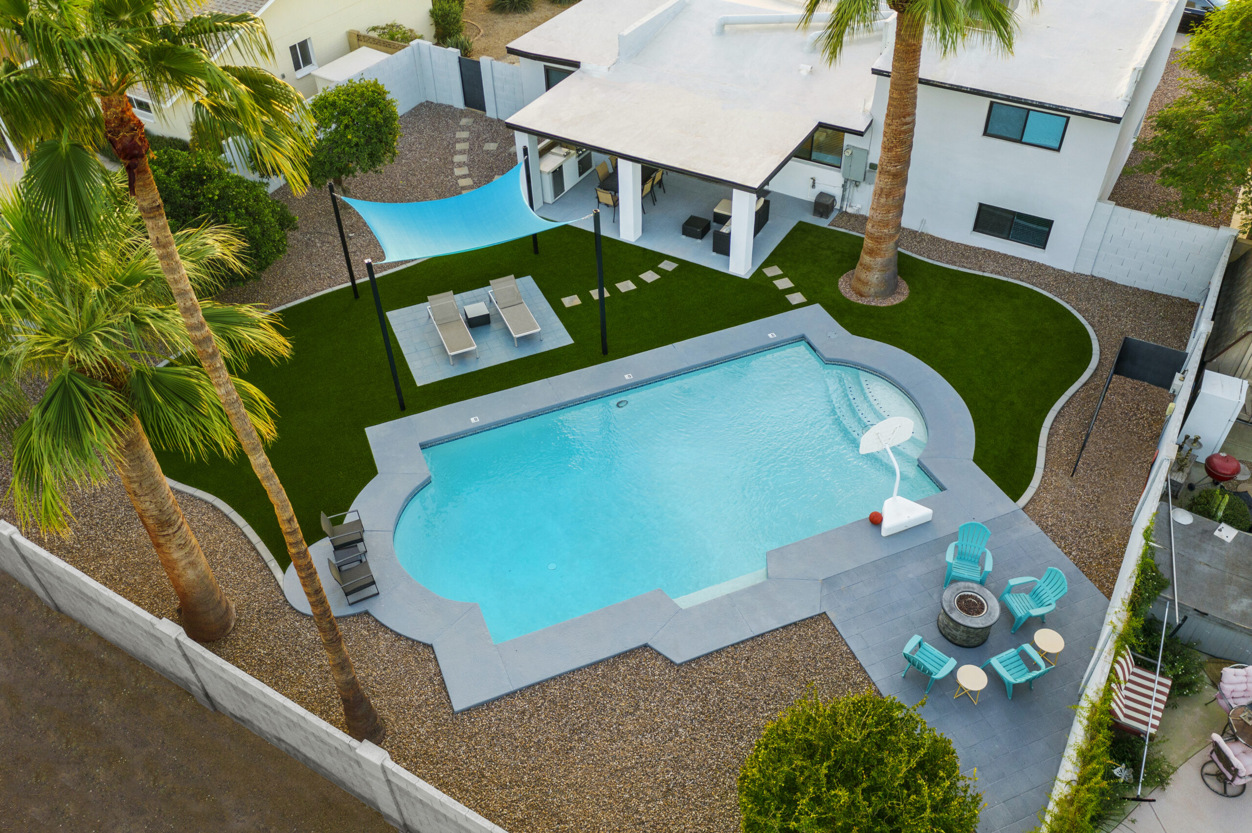 Completed Alpine Turf backyard installation