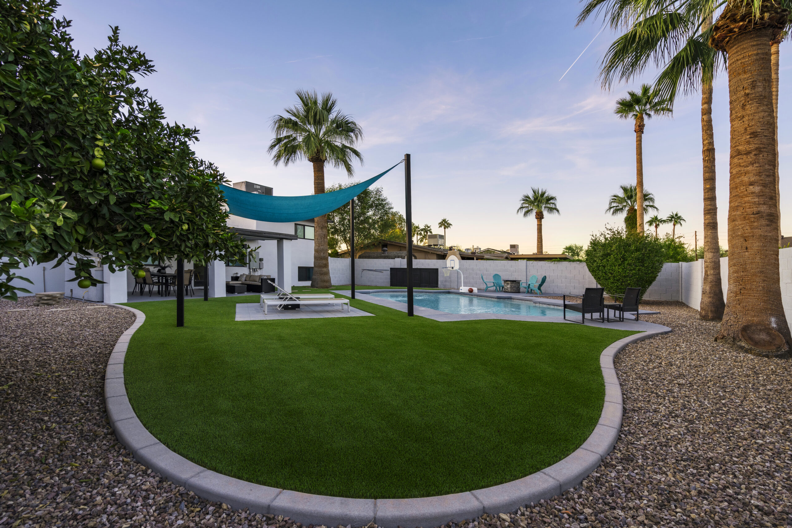 Completed Alpine Turf backyard installation