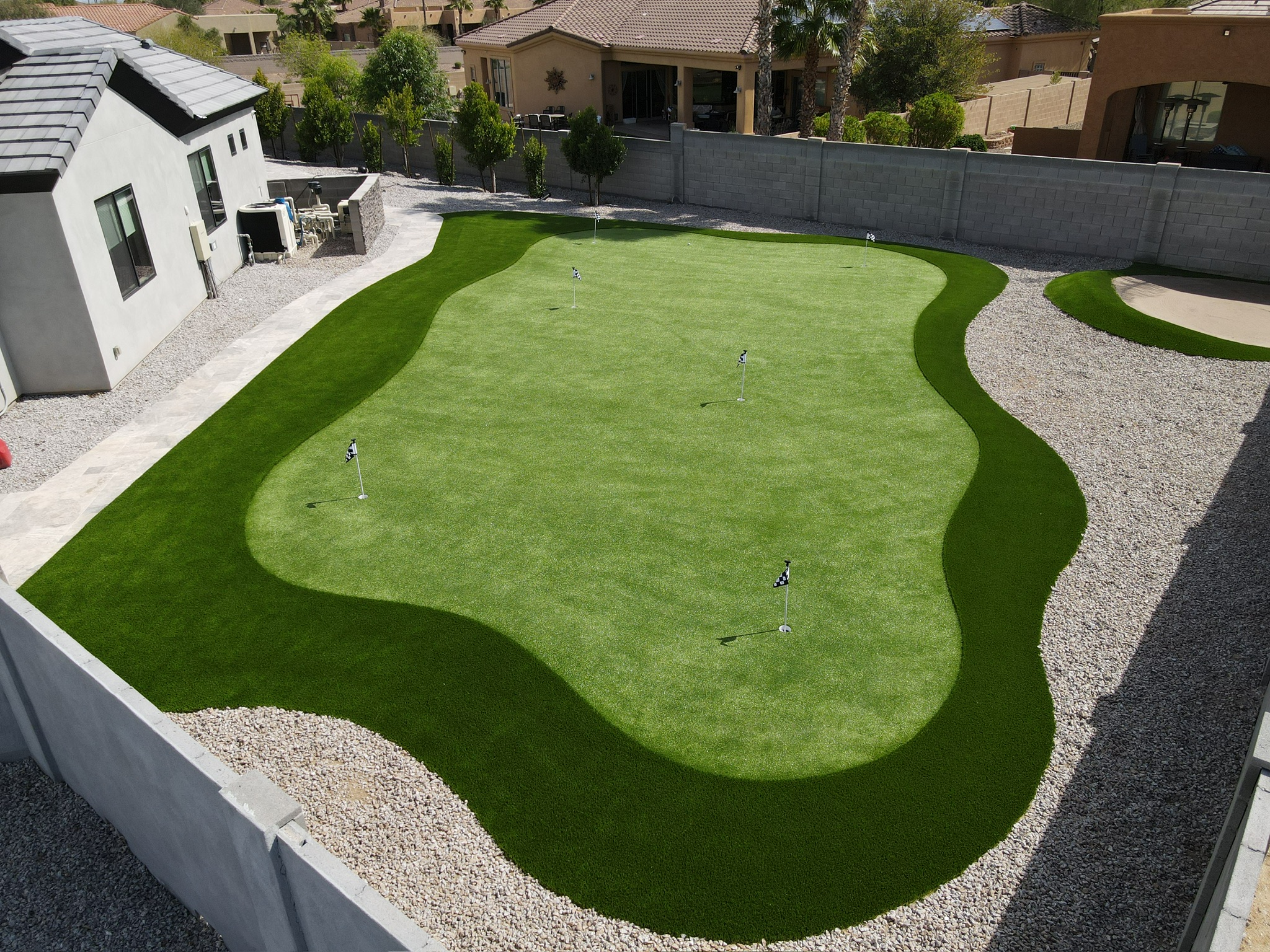 Completed Alpine Turf backyard installation