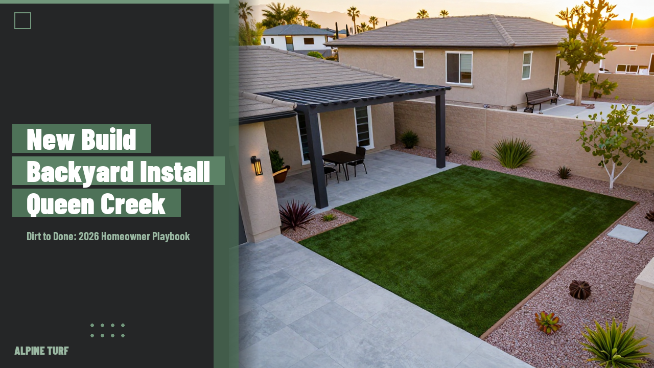 New Construction Backyard Landscaping in Queen Creek (2026 Guide)