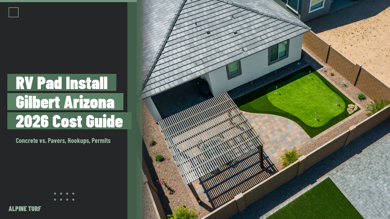 RV Pad Installation in Gilbert AZ: 2026 Cost & Permit Guide
