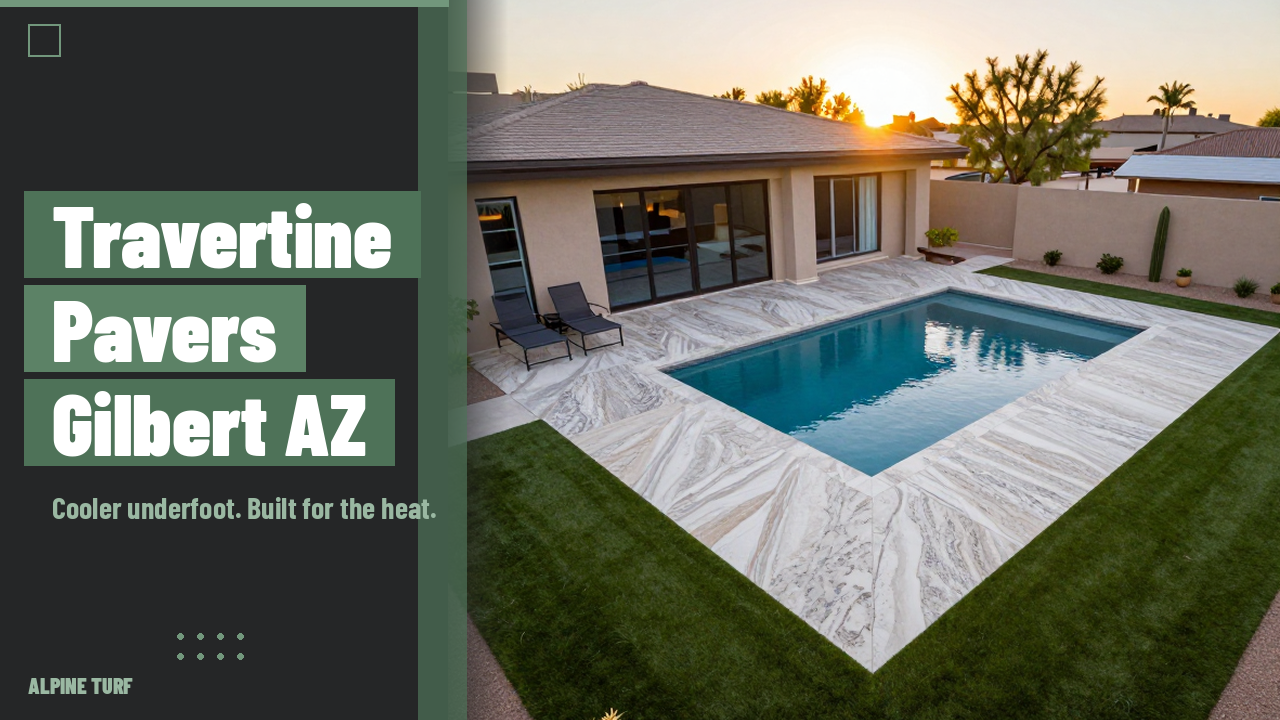 Travertine Pavers Gilbert AZ: Cost & Heat Guide 2026