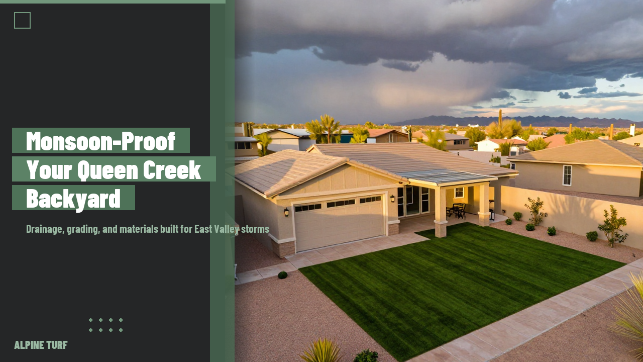 Monsoon Proof Backyard Queen Creek: Design That Survives Storm Season